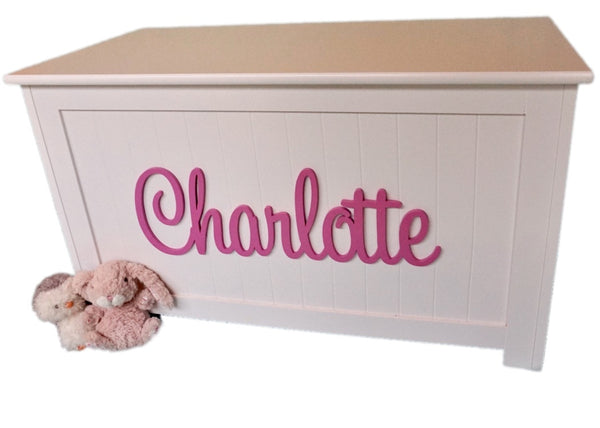 Personalised Toy Box - Names 7 Letters  or Longer